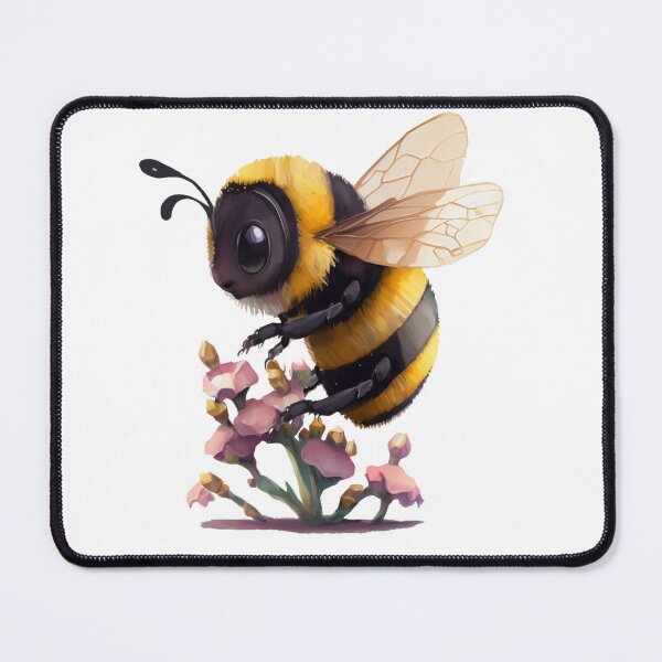 Item preview, Cute honey bee with flower designed and sold by Anastasiia Yurevych.