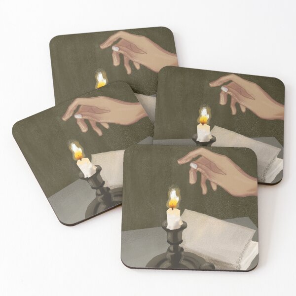 Item preview, Reading book in candle light designed and sold by Hira Noor.