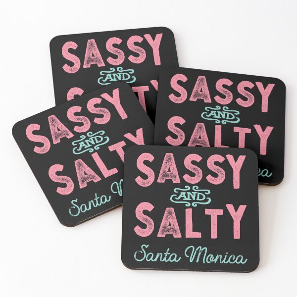 Item preview, Santa Monica California Sassy and Salty designed and sold by Futurebeachbum.