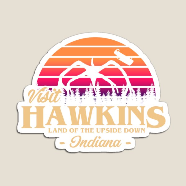 Aperçu de l'œuvre Stranger Things Visit hawkins créée et vendue par chrlalexandru.