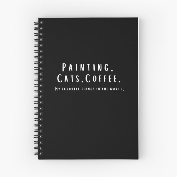 Item preview, Painting, Coffee and Cats designed and sold by SpaceArt1.