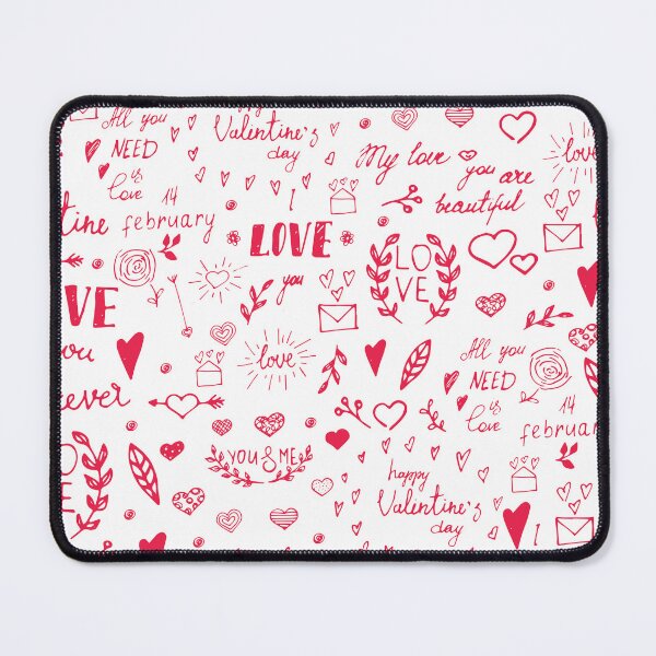 Item preview, Pattern with drawn design elements for Valentine's day designed and sold by Ireneart369.