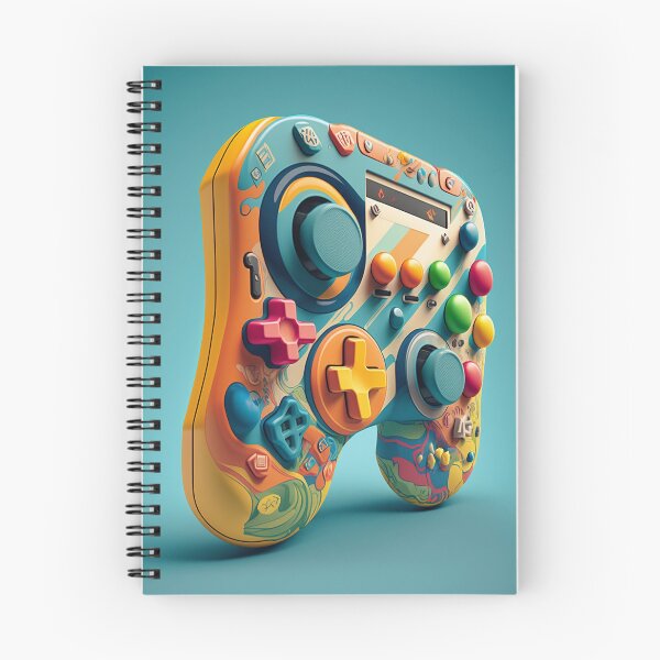 Item preview, Colourful Gaming Frenzy: Abstract Game Controller Art designed and sold by plachy78.