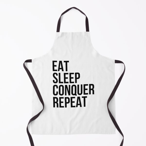 Item preview, Eat Sleep Conquer Repeat - Gym Quote designed and sold by maniacfitness.