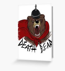 Death Bear Greeting Card