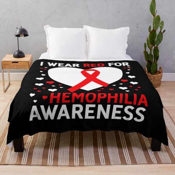 Item preview, I Wear Red For Support Hemophilia Awareness designed and sold by Adolfo114.