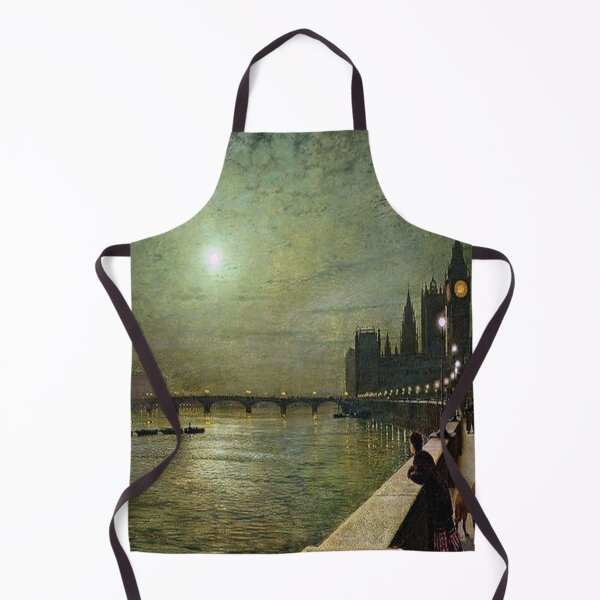 Item preview, John Atkinson Grimshaw - Reflections on the Thames - Westminster designed and sold by tomorrowsart.