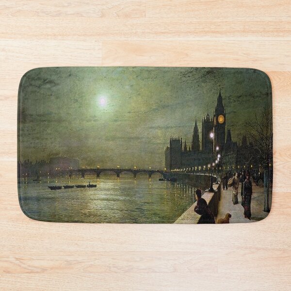 Item preview, John Atkinson Grimshaw - Reflections on the Thames - Westminster designed and sold by tomorrowsart.
