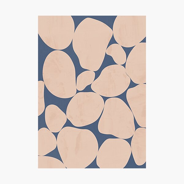 Item preview, Abstract Stones Art, White Stone, Zen Pebbles, Coastal Decor designed and sold by technicolorable_art.