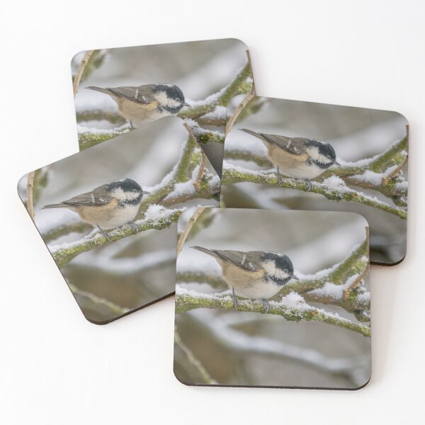 Item preview, coal tit in the snow designed and sold by AliMarleyPhoto.