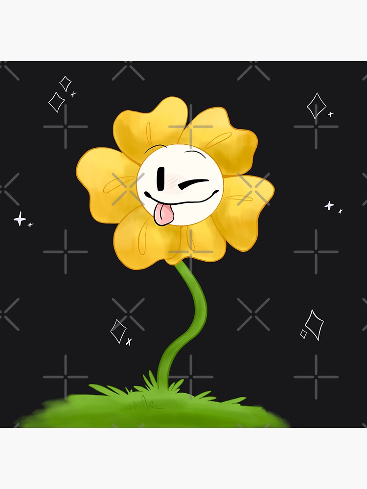 Undertale - Flowey good and evil - Undertale - Tapestry