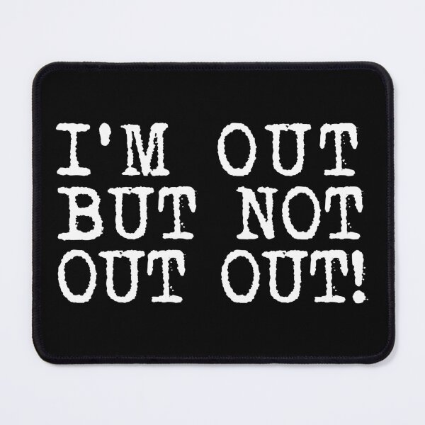 Item preview, Out But Not Out Out Funny Micky Flanagan t shirt designed and sold by Phishbone.