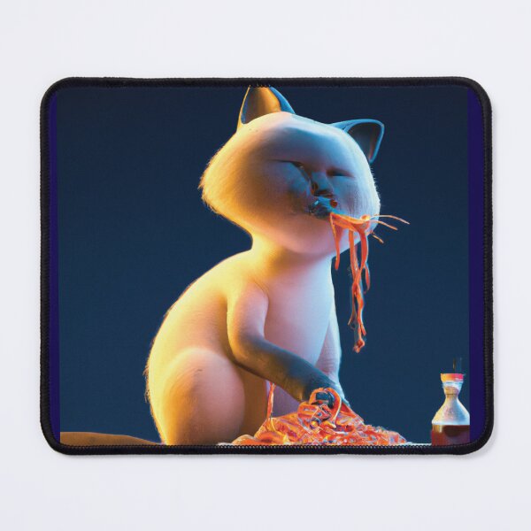 Item preview, Cat eating spaghetti designed and sold by Ultimatedezign.