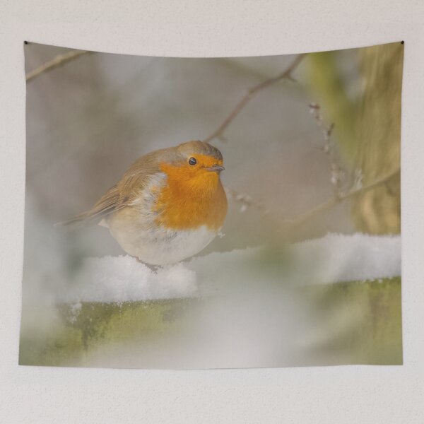 Item preview, robin in the snow designed and sold by AliMarleyPhoto.