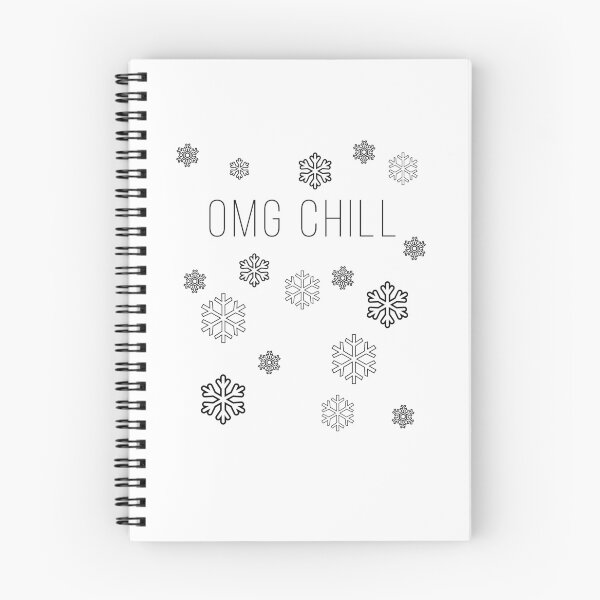 Item preview, OMG Chill  | Funny Winter Pun Joke  designed and sold by TeeTimeGuys.