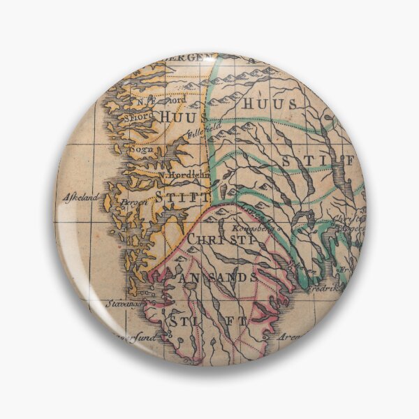 Item preview, Vintage Map of Norway from 1768 designed and sold by depresident.