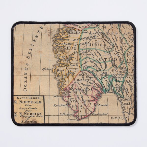 Item preview, Vintage Map of Norway from 1768 designed and sold by depresident.