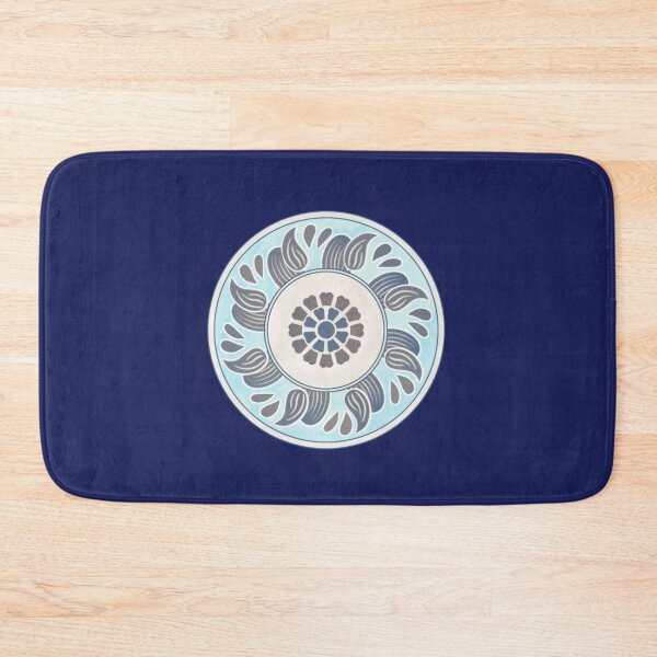 Item preview, Asian Chinese style vintage celadon flower pattern plate watercolor illustrat designed and sold by UnaWu533.