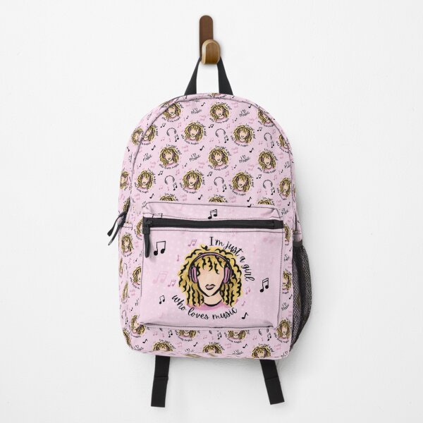 Item preview, I am Just a Girl who Loves Music (Blonde) designed and sold by Curly-Cuties.