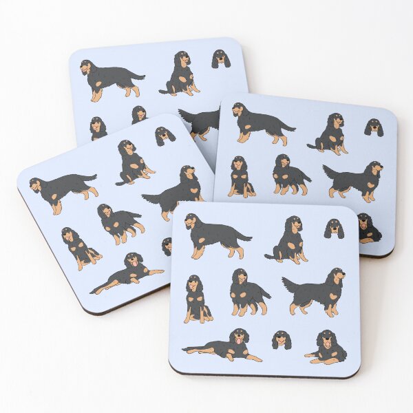 Item preview, Setter gordon dog cute illustration pack designed and sold by Yarafantasyart.