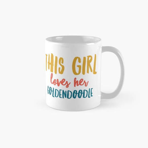 Item preview, This girl loves her goldendoodle  designed and sold by Amisdelamer.