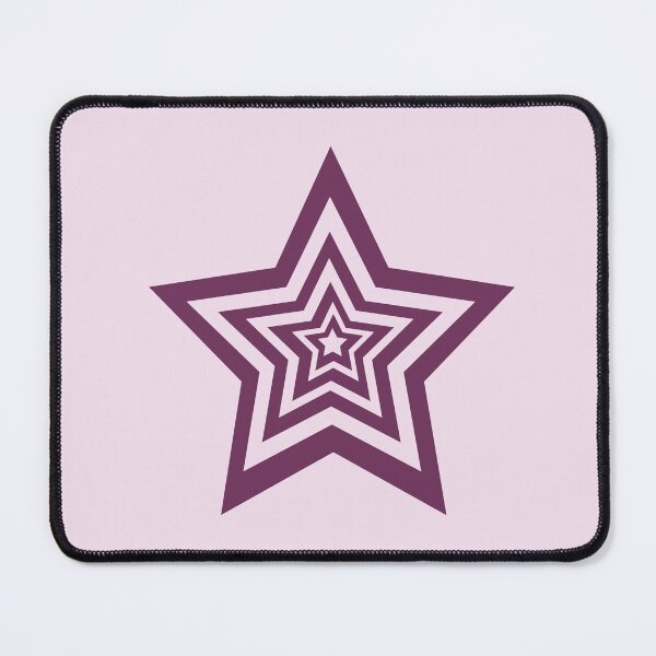 Item preview, bicolor pink and purple star designed and sold by Uffcagla.