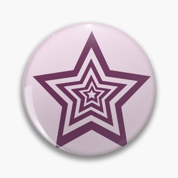 Item preview, bicolor pink and purple star designed and sold by Uffcagla.