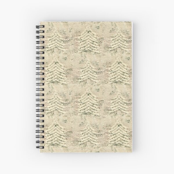 Siskiyou Trees Knit Spiral Notebook