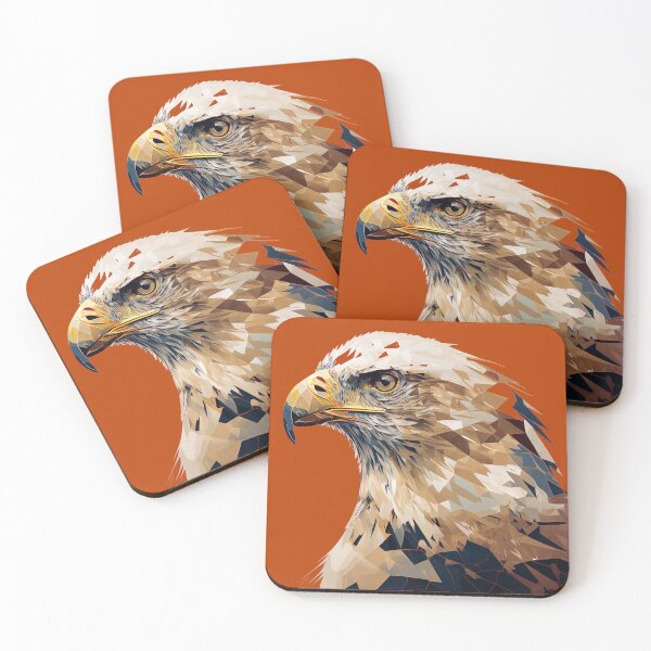 Item preview, Geometric bald eagle designed and sold by luisraultg.