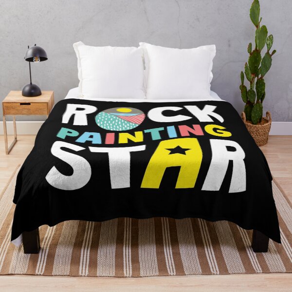 Item preview, Rock Painting Star Stones Painting designed and sold by MooonTees.