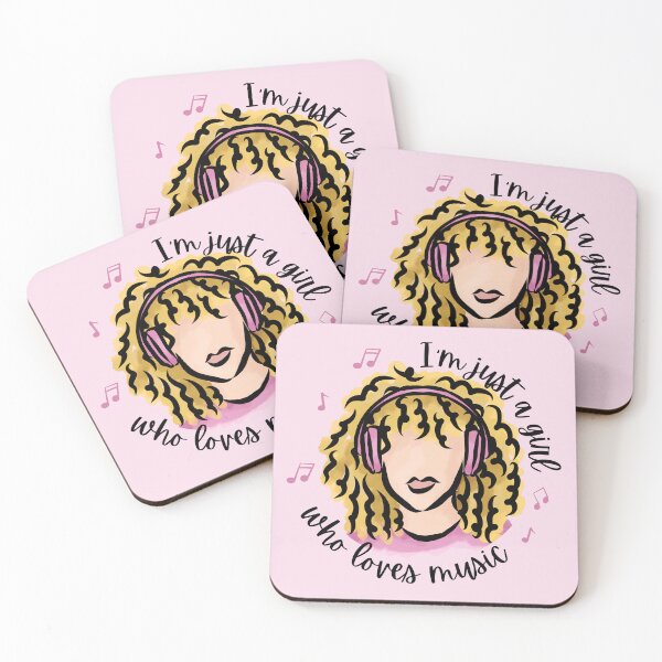 Item preview, Solo soy una chica que ama la música (rubia) designed and sold by Curly-Cuties.