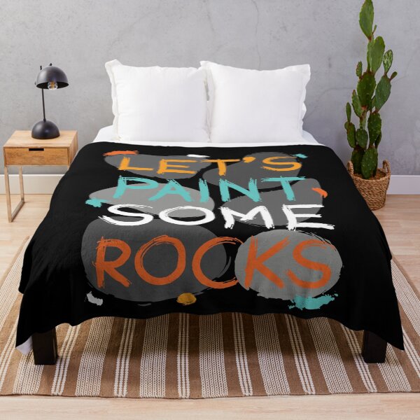 Item preview, Let's Paint Some Rocks Stones Painting designed and sold by MooonTees.