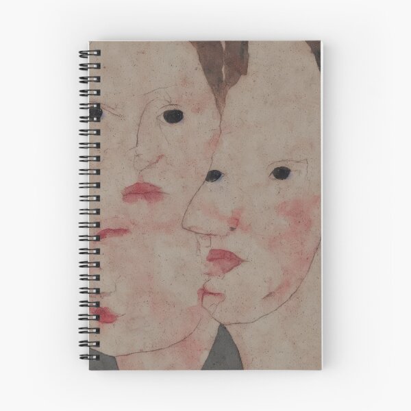 Item preview, Eerie Boy Man Sketch Painting with Dark Black Eyes and Flushed Cheeks designed and sold by bryanchvzz.