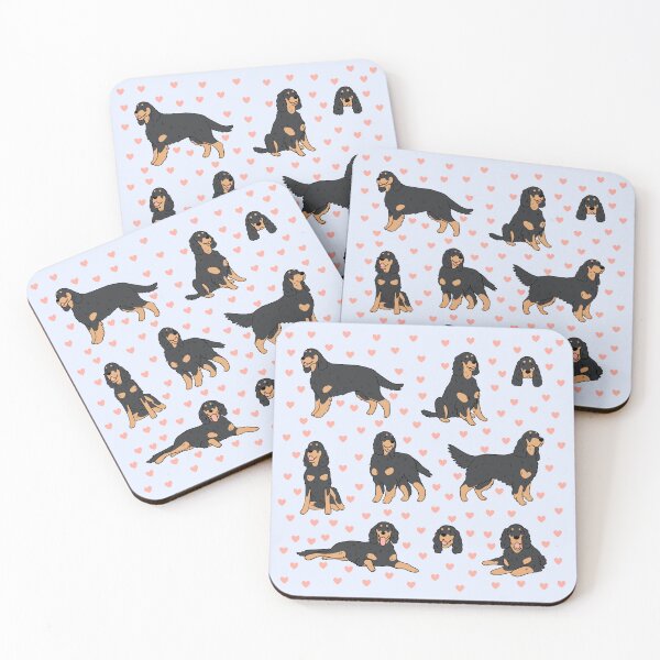Item preview, Setter gordon dog cute illustration pack designed and sold by Yarafantasyart.