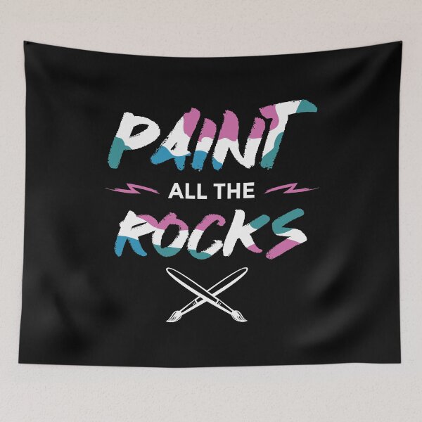 Item preview, Paint All The Rocks Stones designed and sold by MooonTees.