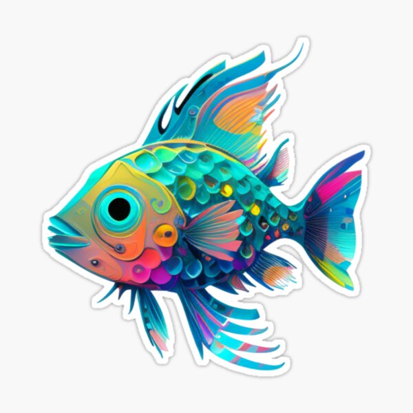 NEON FISH Poster for Sale by Spoof-Tastic