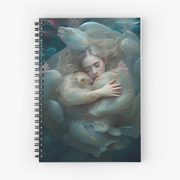 Item preview, Serene Grogginess A Hydrogen Embrace Digital Painting designed and sold by CodeAndColors.