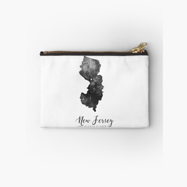 Item preview, New Jersey State Map Art - Grunge Silhouette designed and sold by Studio Grafiikka.