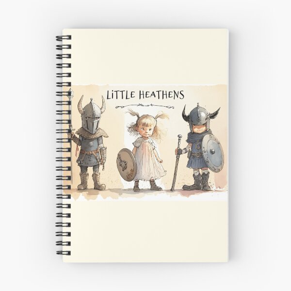 Item preview, Little Heathens Young Vikings Illustration designed and sold by Gralok.