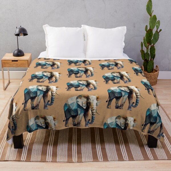 Item preview, Geometric african elephant designed and sold by luisraultg.