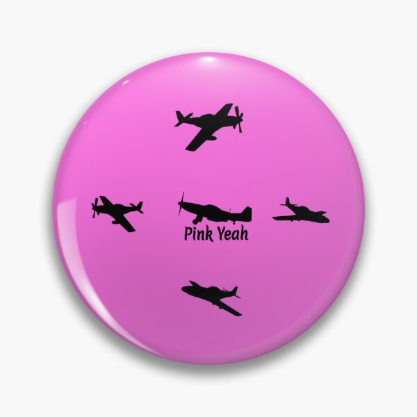 Item preview, Patrón Mustang P-51 negro y rosa Pinka Dots designed and sold by Pink  Yeah.