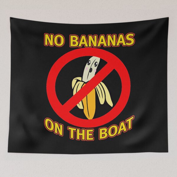 Item preview, No Bananas on the Boat Fishermen Superstition Shirt Funny designed and sold by funnytshirtemp.