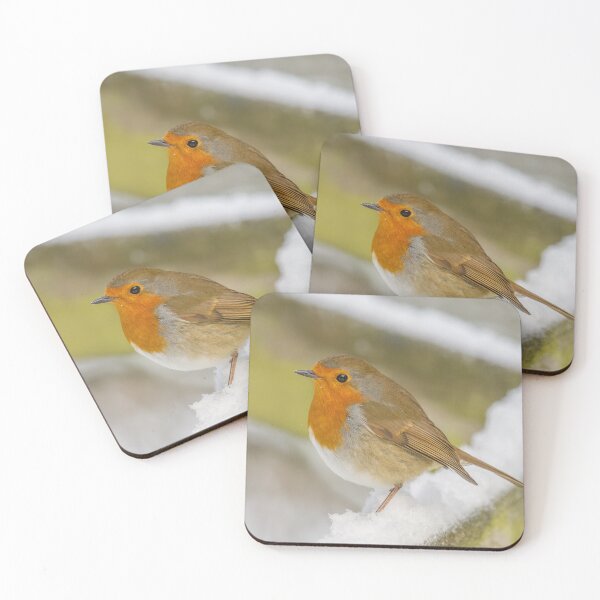 Item preview, snowy robin designed and sold by AliMarleyPhoto.