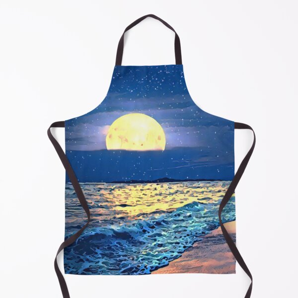 Item preview, Moonlit Sky On The Beach designed and sold by UniqueDeignz.