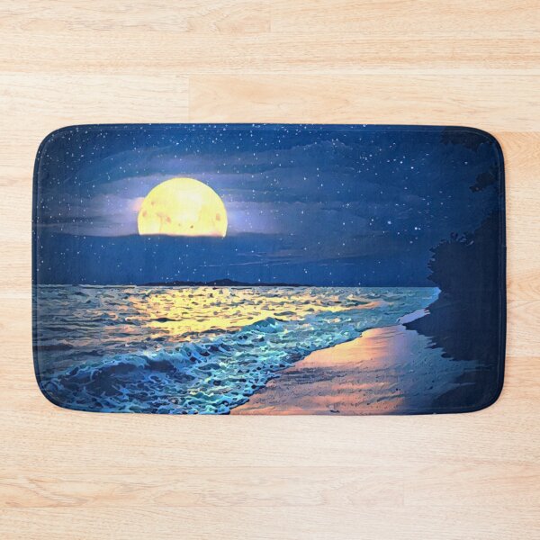 Item preview, Moonlit Sky On The Beach designed and sold by UniqueDeignz.