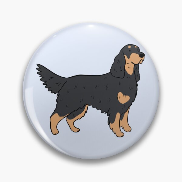 Item preview, Ilustración linda del perro setter gordon designed and sold by Yarafantasyart.