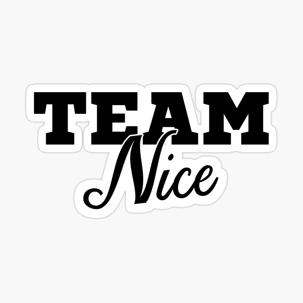 Team Nice Funny Naughty Or Nice Couples Poster By Teetimeguys Redbubble