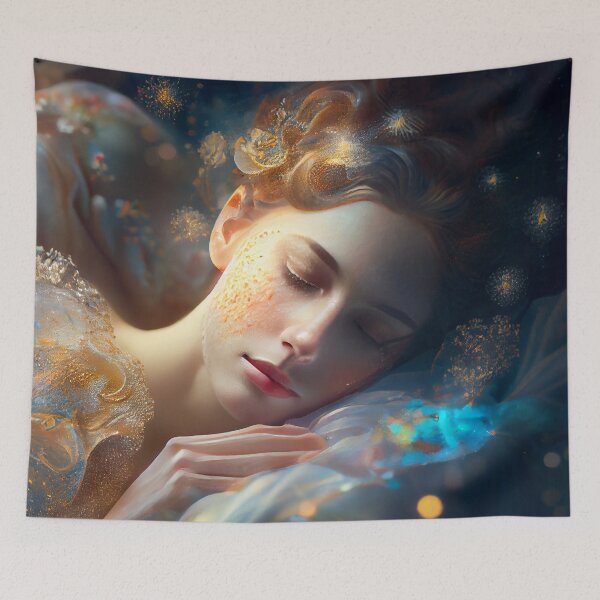 Item preview, Exquisite Slumbers Glistening Dalliance Digital Painting designed and sold by CodeAndColors.