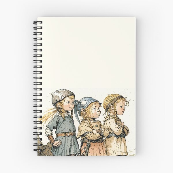 Item preview, Little Heathens Young Vikings Illustration designed and sold by Gralok.