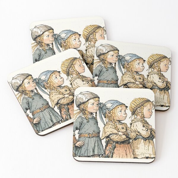 Item preview, Little Heathens Young Vikings Illustration designed and sold by Gralok.